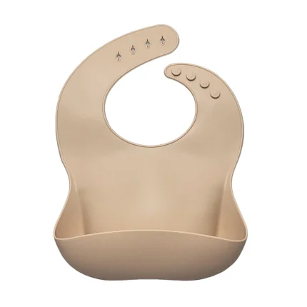 Силіконовий слюнявчик однотонний Нагрудник "Однотонний"